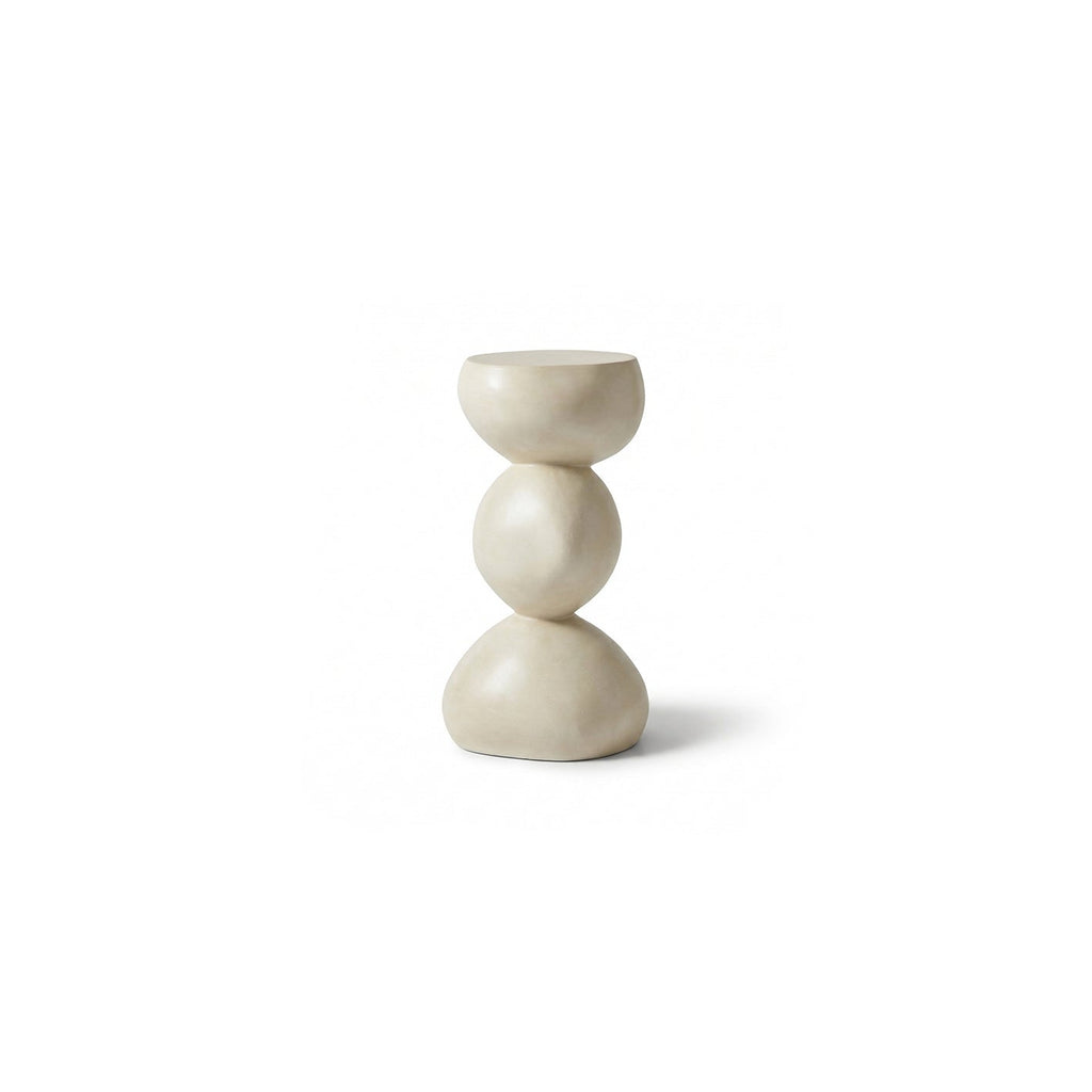 Alder 29cm Concrete Round Side Table - Sand