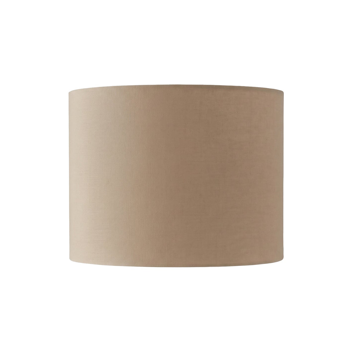 Alderton 18cm Cotton Drum Lamp Shade - Taupe