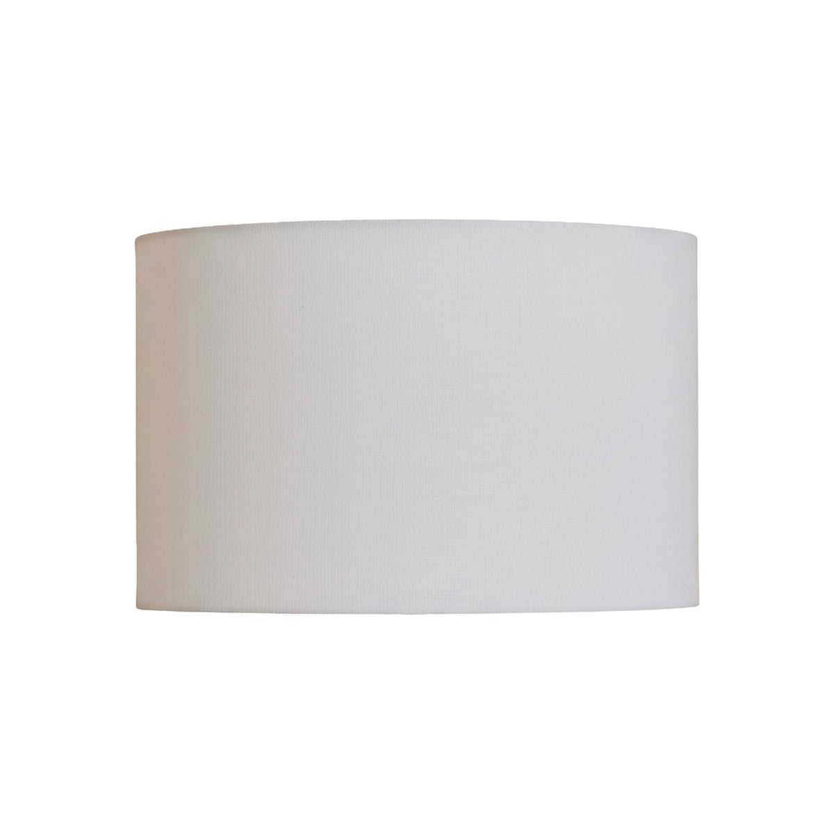 Alderton 45cm Cotton Drum Lamp Shade - Snow White