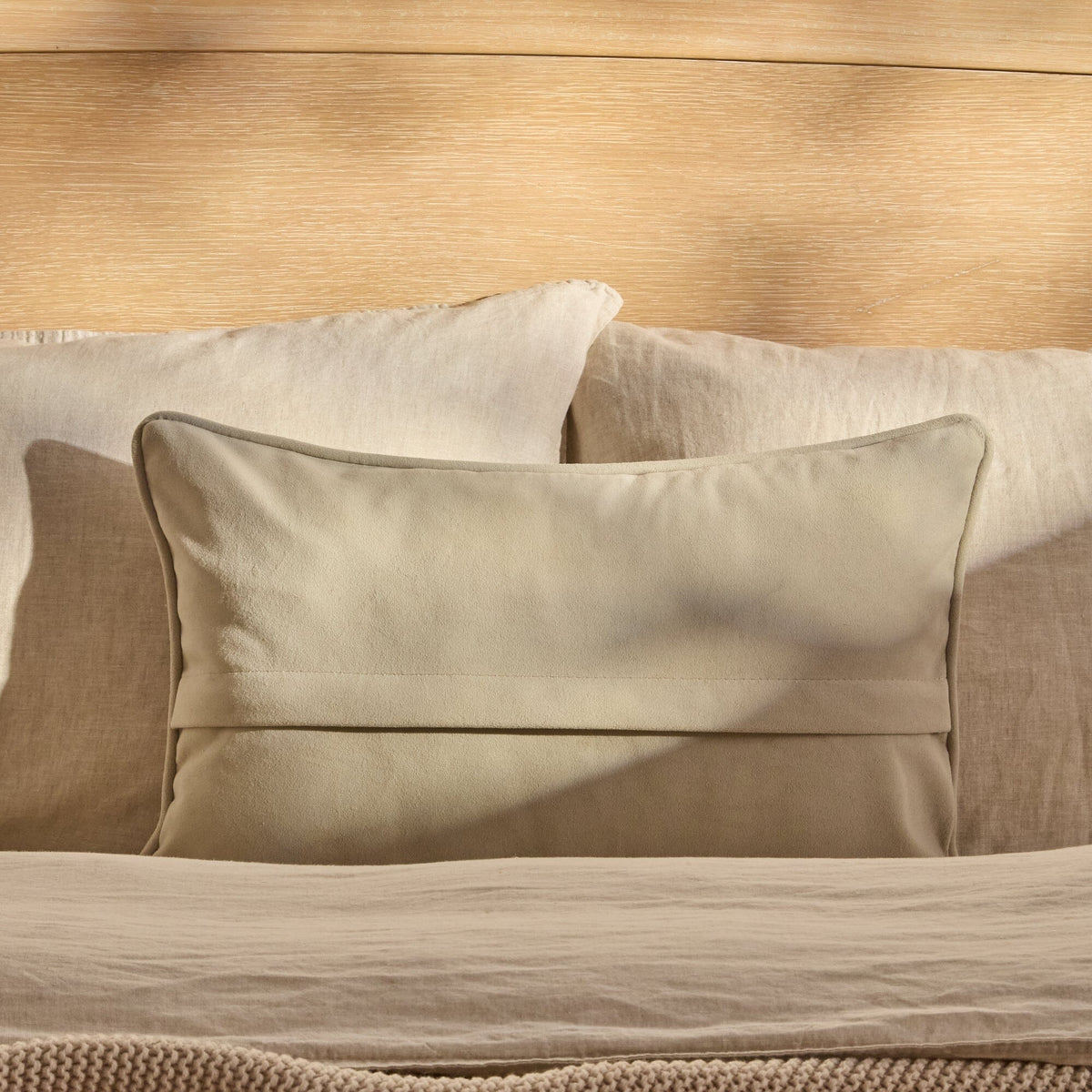 Alford 35x55cm Velvet Piped Edge Scatter Cushion Cover - Clay