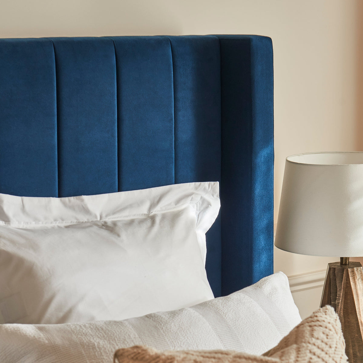 Alice Double Ottoman Bed - Ink