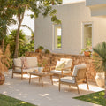 Alora Conversation Set Garden Cushion Covers - Cream