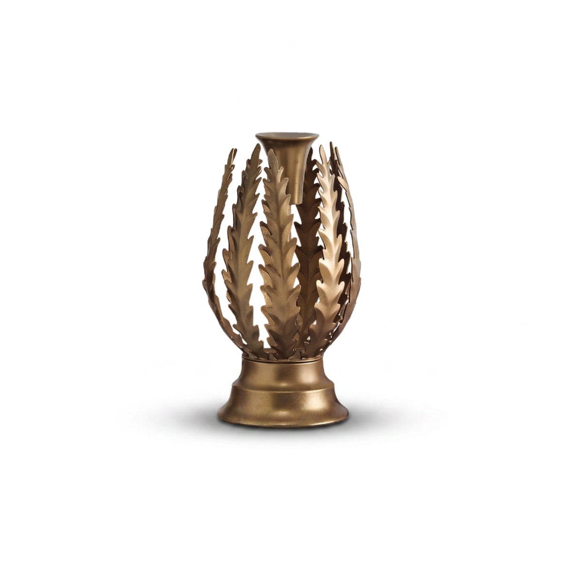 Alta 20cm Metal Candle Holder - Heritage Gold