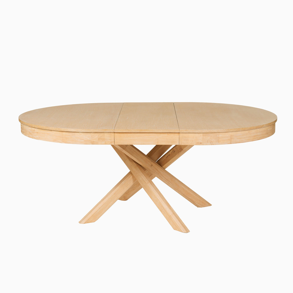 Amelia Pale Oak Extendable Dining Table
