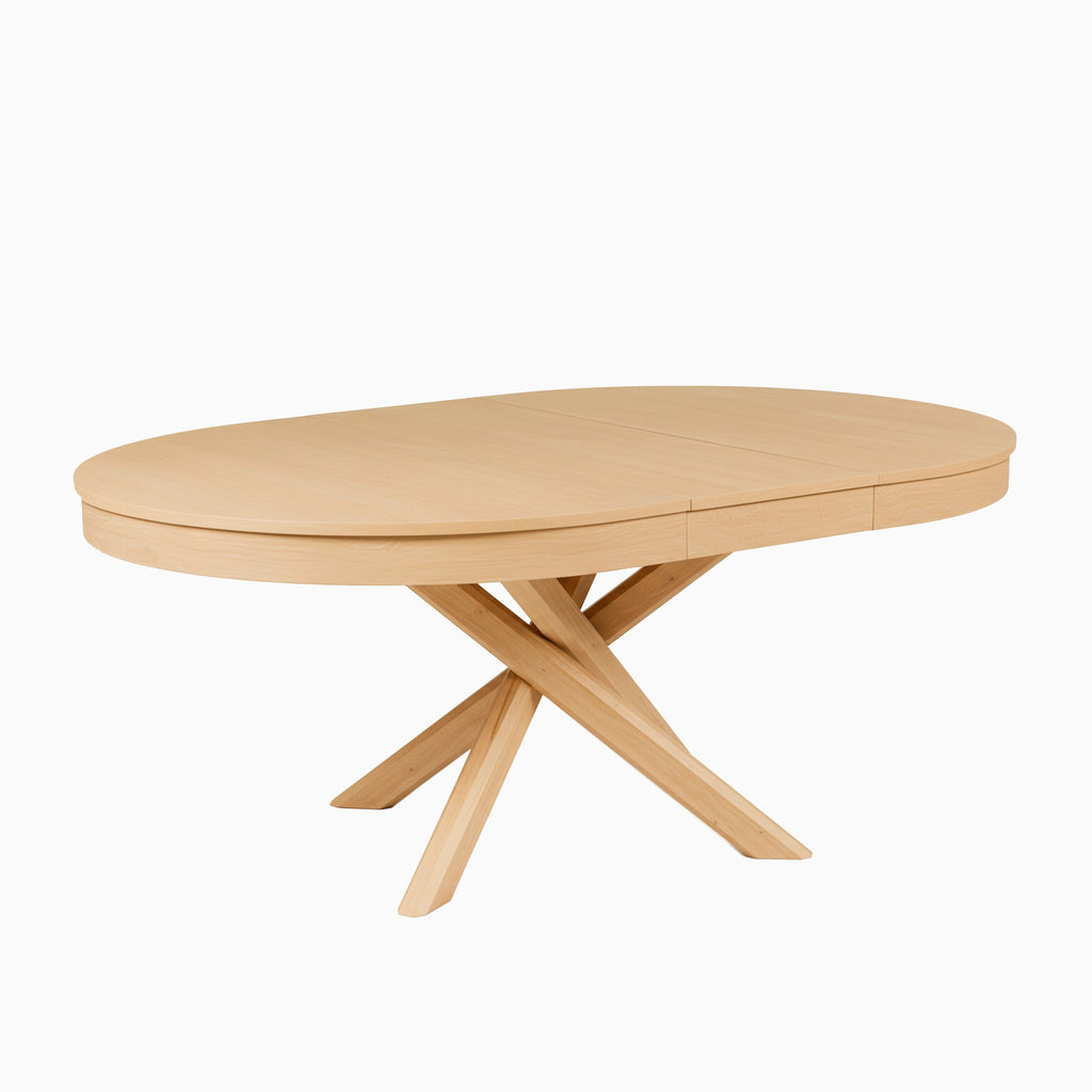 Amelia Pale Oak Extendable Dining Table