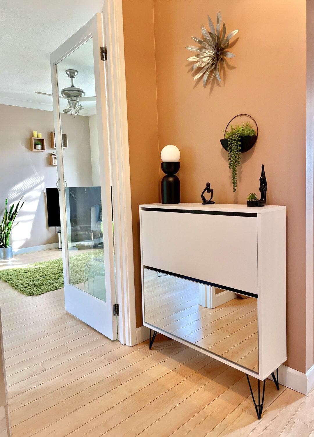 Anderson Shoe Cabinet - 2 Door - White