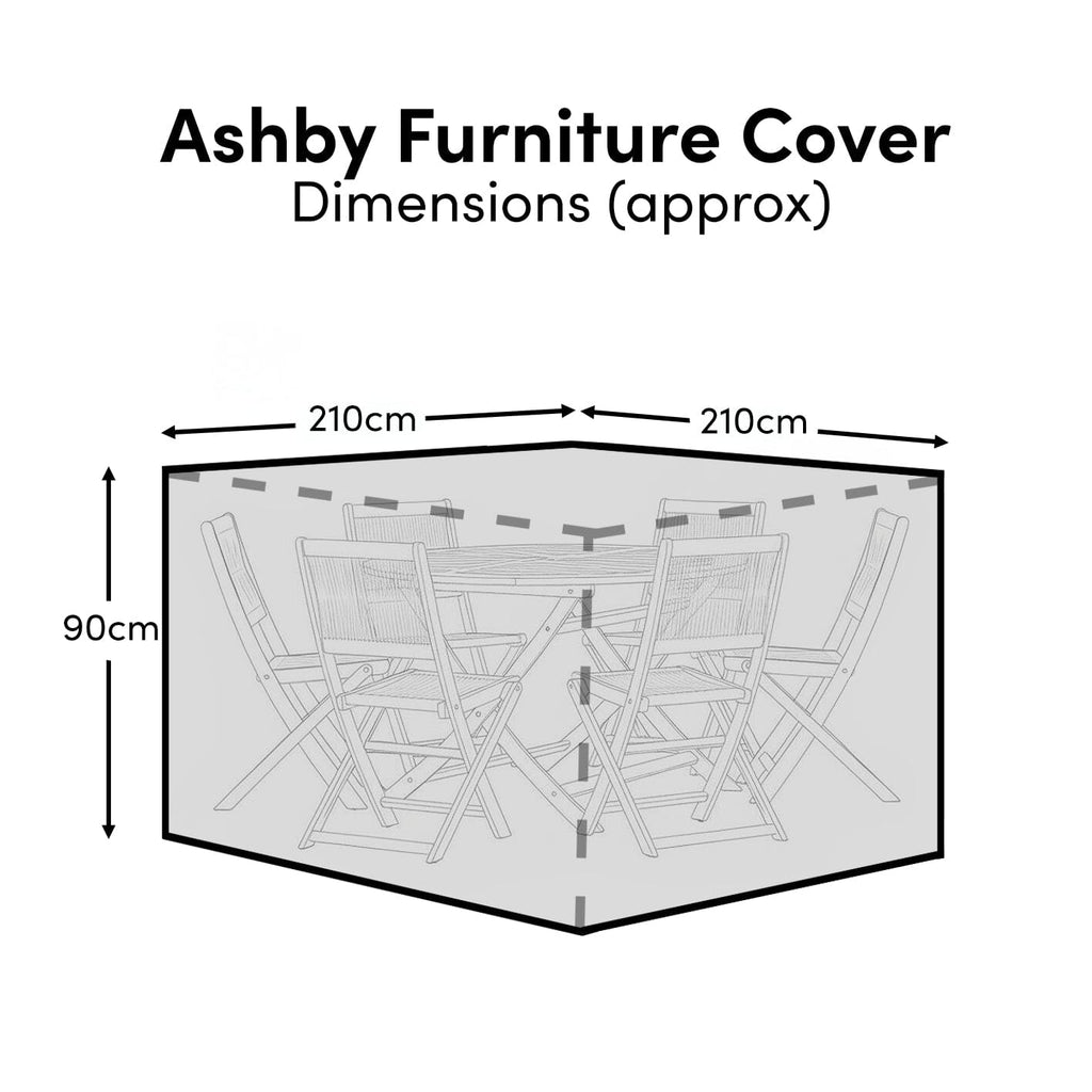 Large Round Garden Furniture Cover - Shiro & Ashby 8 Seater Sets