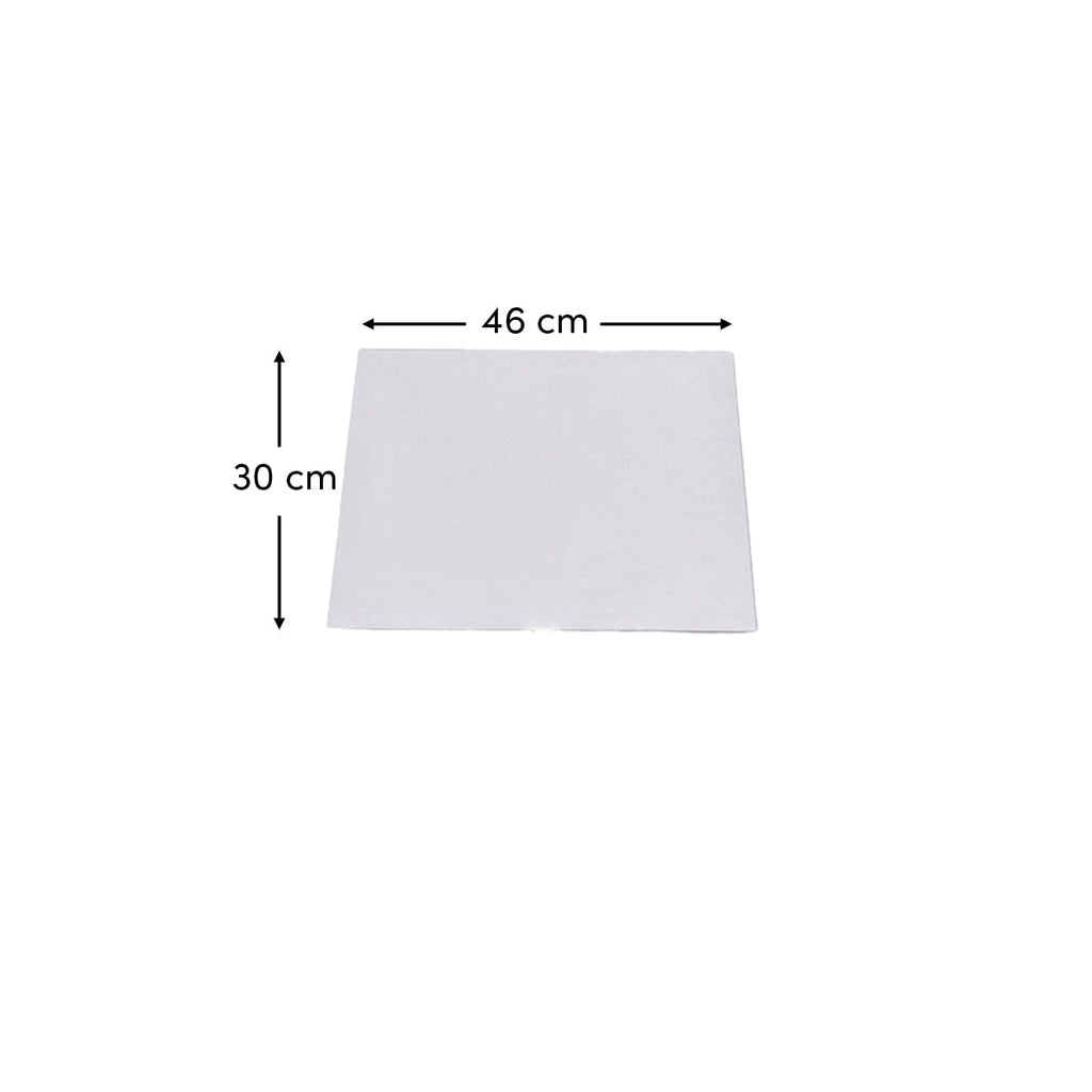 Outlet - Ashurst White Rectangular Lamp Shade White - 46cm