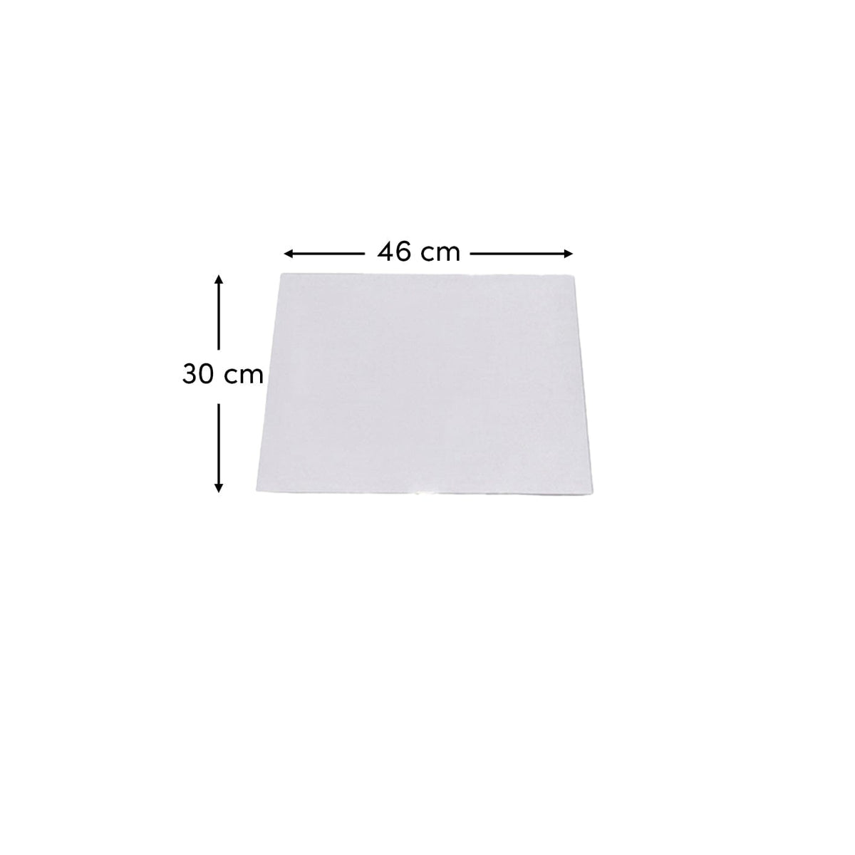 Outlet - Ashurst White Rectangular Lamp Shade White - 46cm
