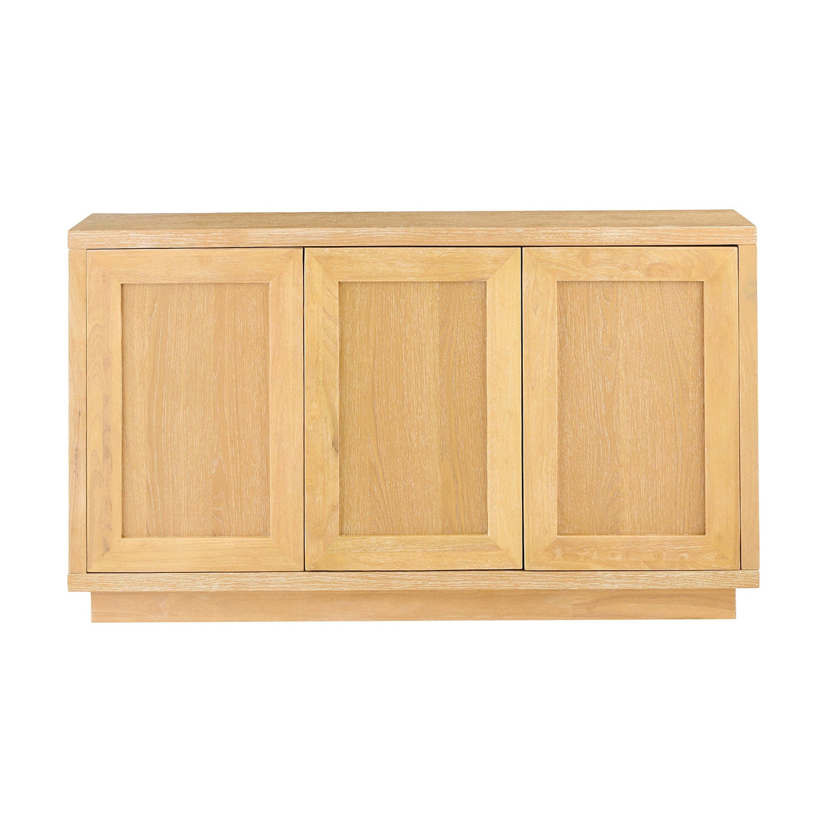 Astrid 3 Door Large Sideboard - Whitewash Oak