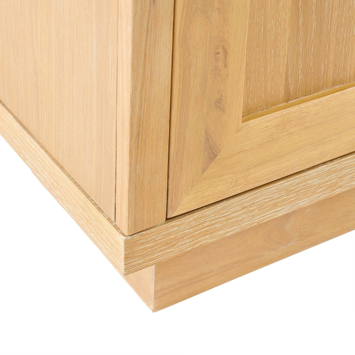 Astrid 3 Door Large Sideboard - Whitewash Oak