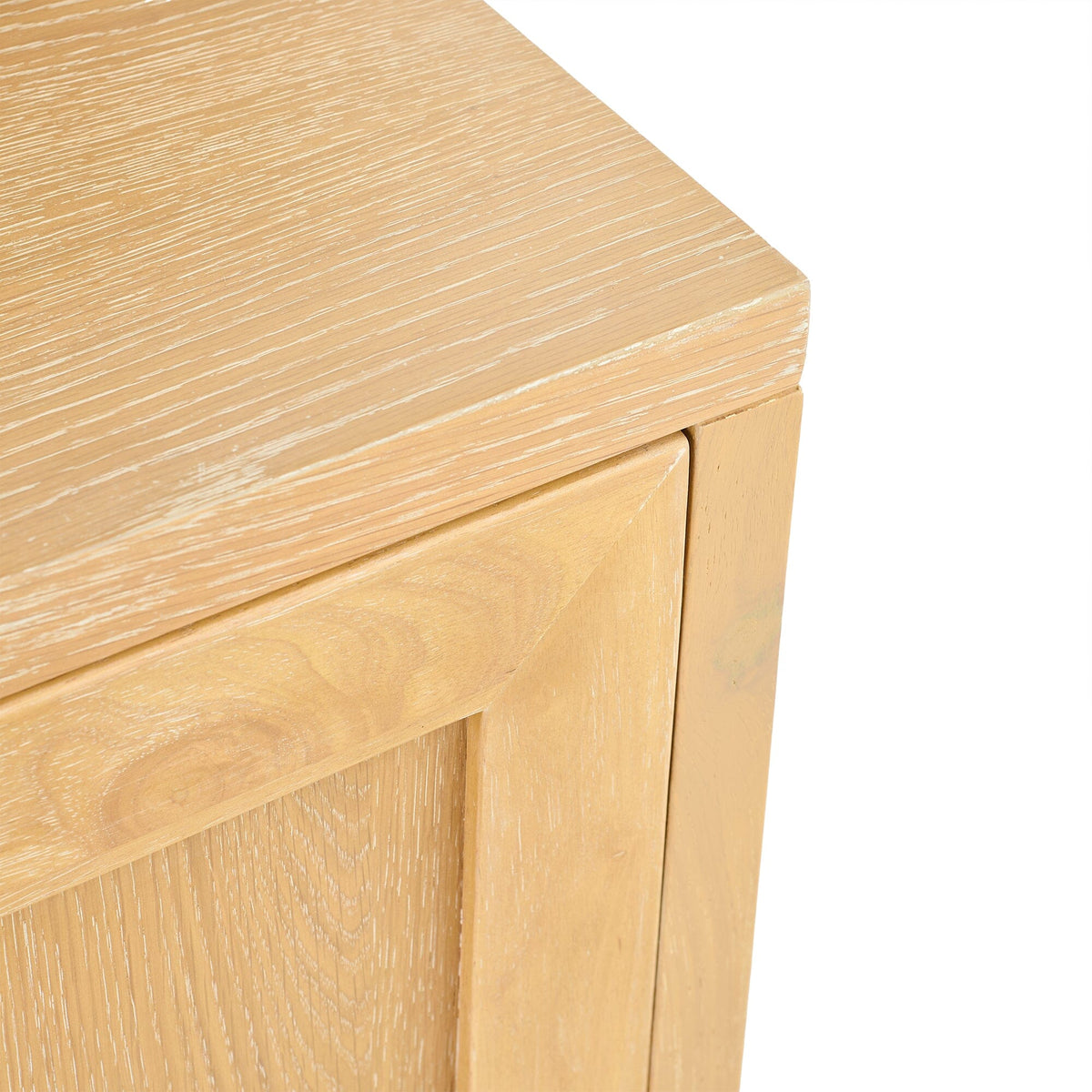 Astrid 3 Door Large Sideboard - Whitewash Oak