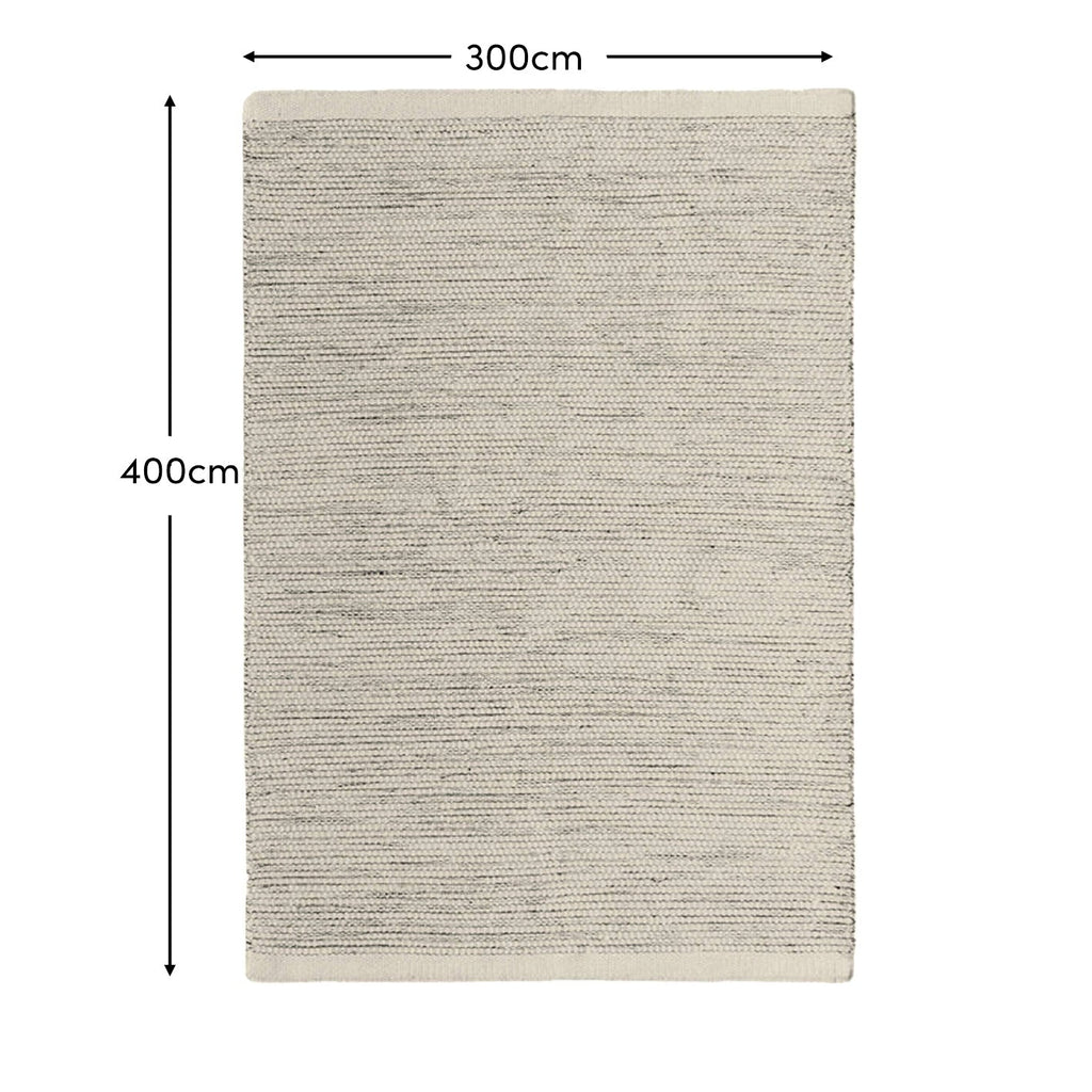 Atcham 300x400cm Wool/Cotton Rug - Clay Marl