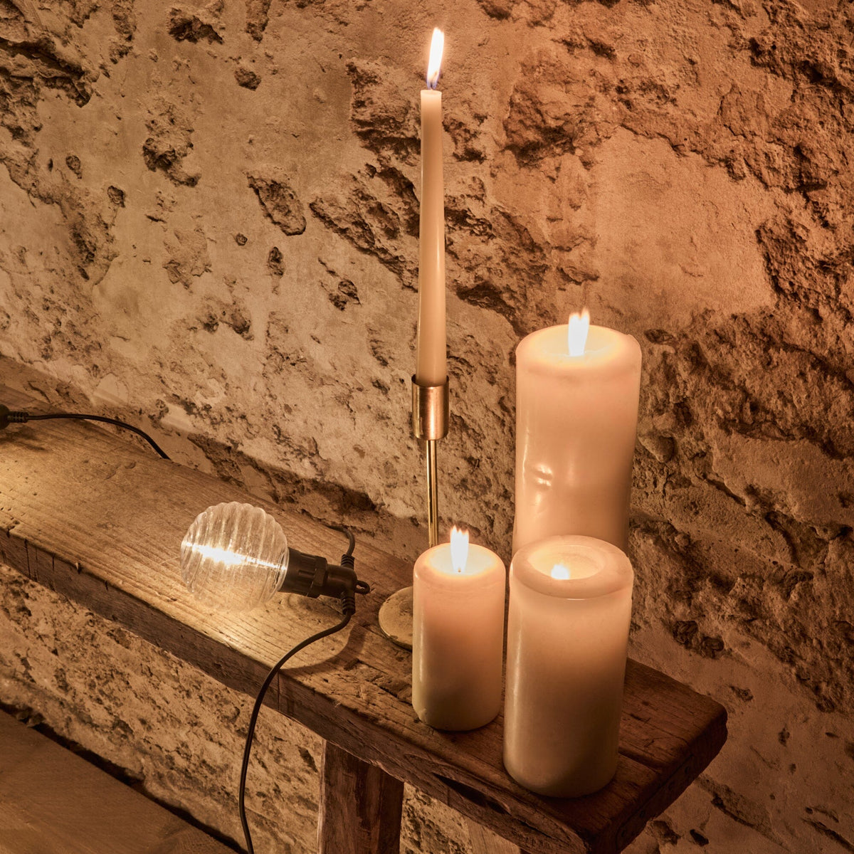 Carnaby 10 Bulb Garden String Lights - Extendable - Beehive Bulb