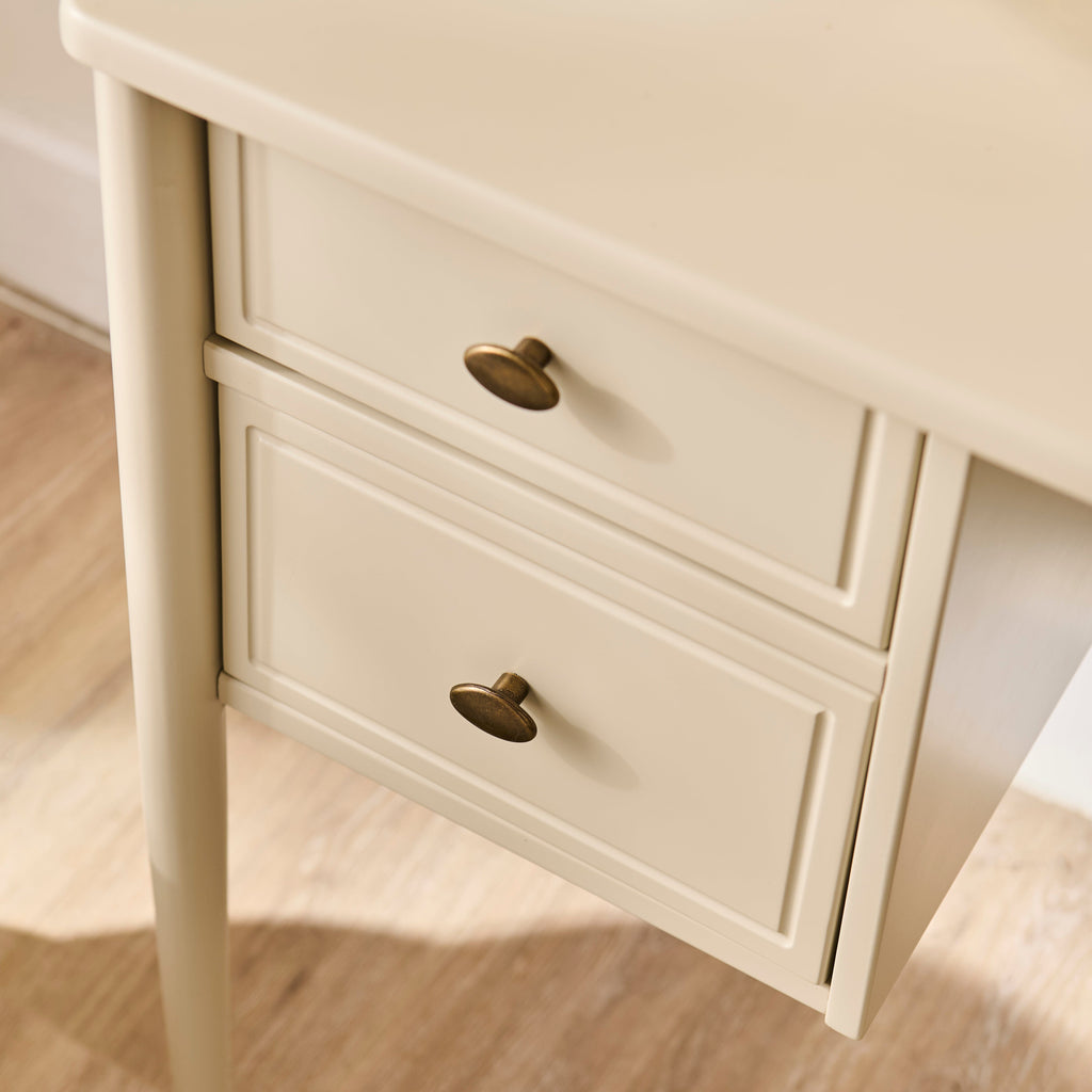 Aubrey Driftwood Dressing Table with Drawers