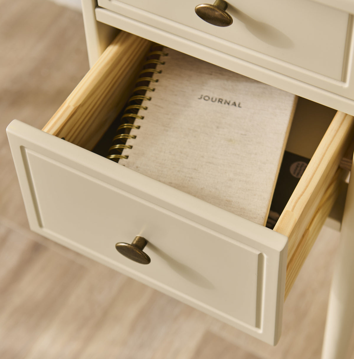 Aubrey Driftwood Dressing Table with Drawers