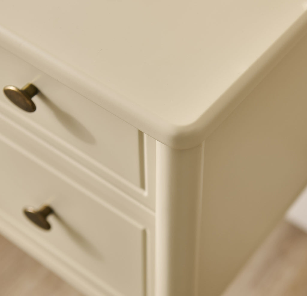 Aubrey Driftwood Dressing Table with Drawers