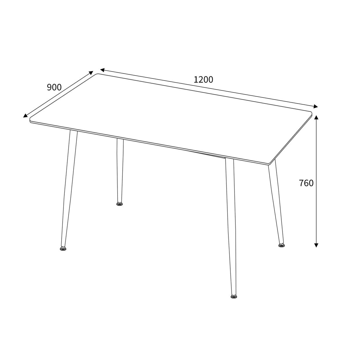 Avaston 120cm Dining Table