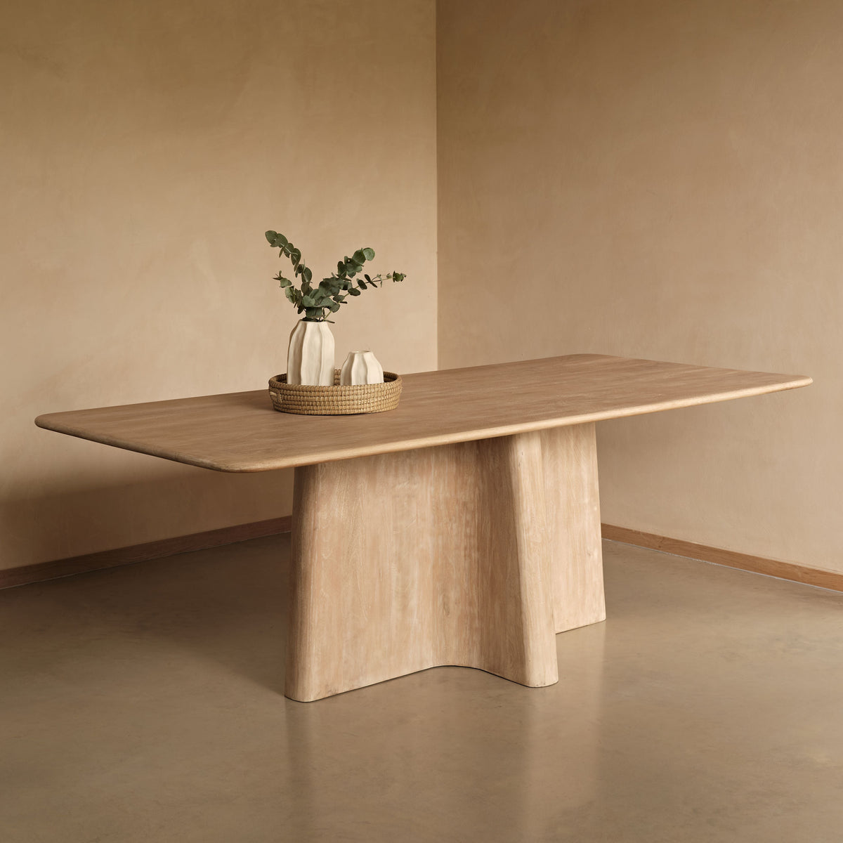 Bastian 220cm Limewash Dining Table