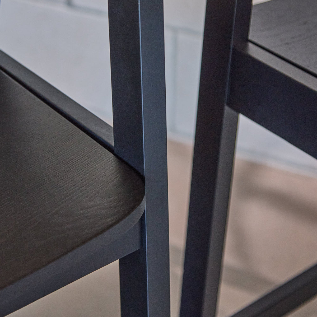 Ella Black Oak Bar Stool