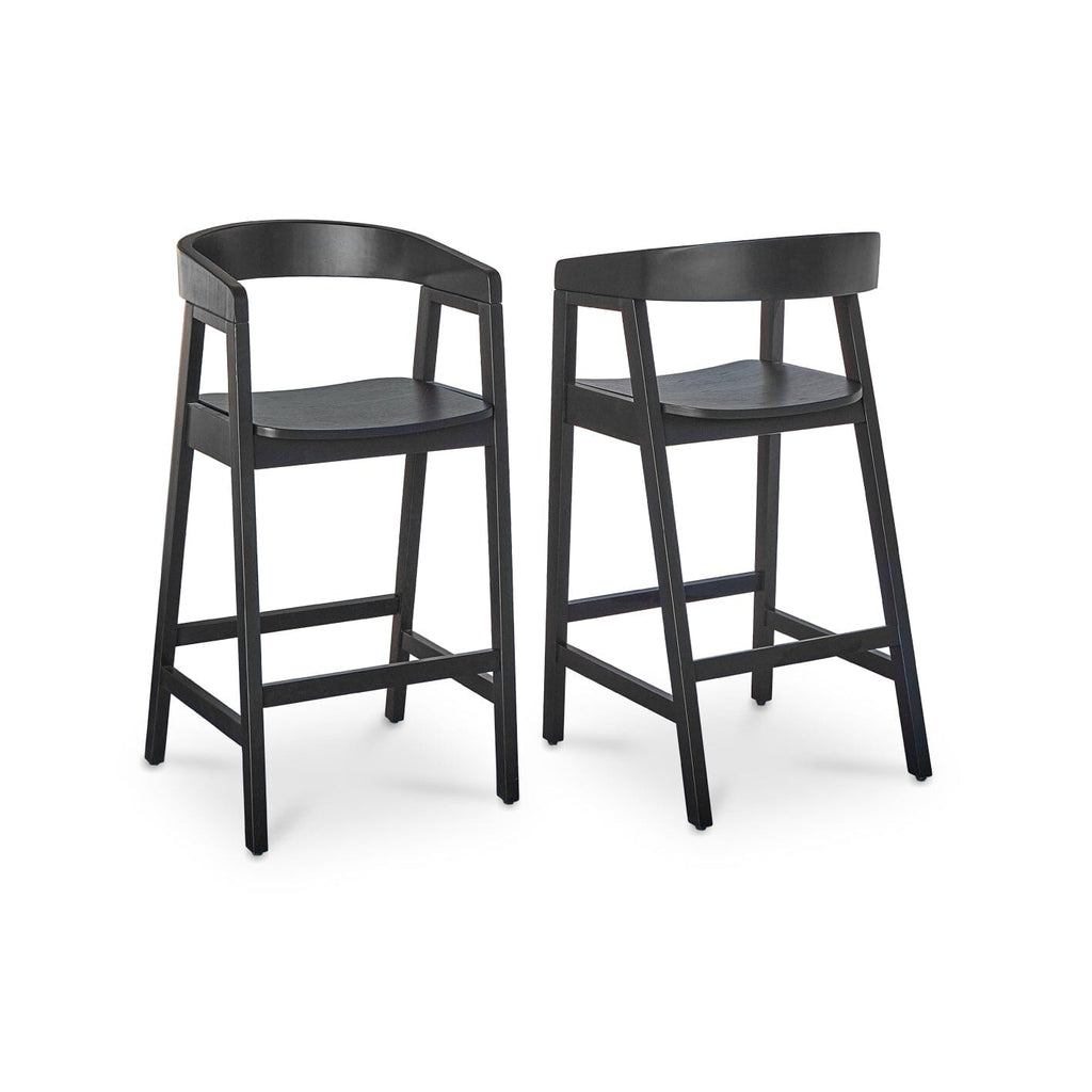 Ella Black Oak Bar Stool
