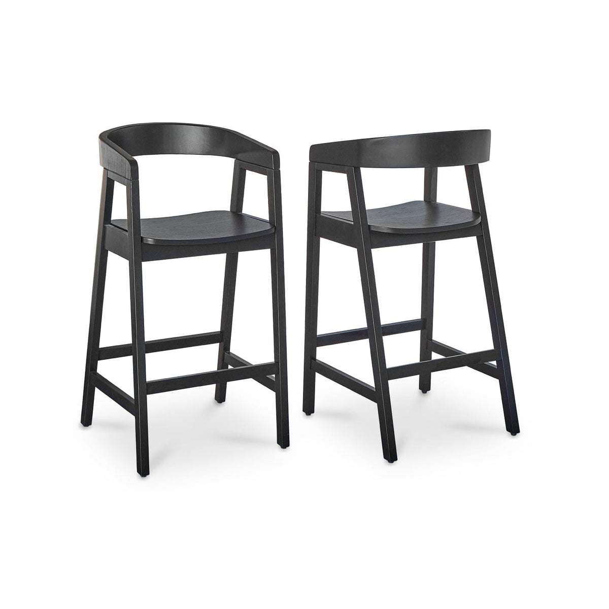 Ella Black Oak Bar Stool