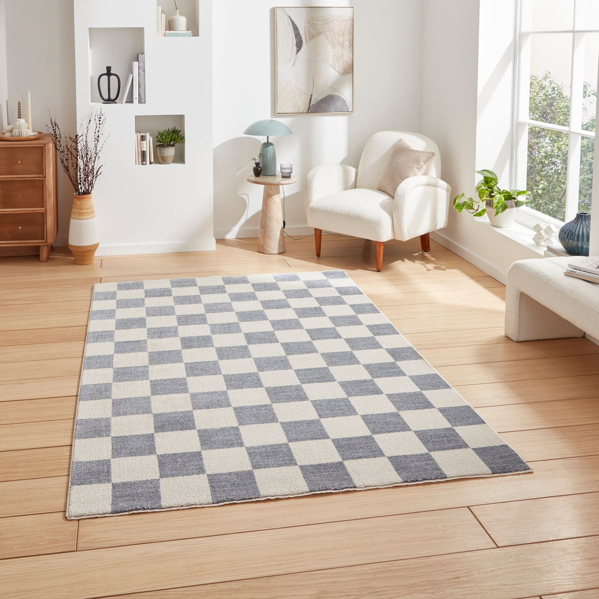 Norwood Checkerboard Rug