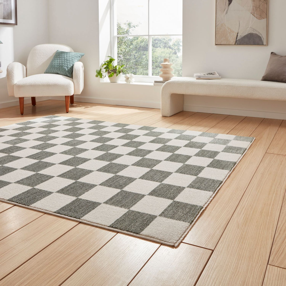 Norwood Checkerboard Rug
