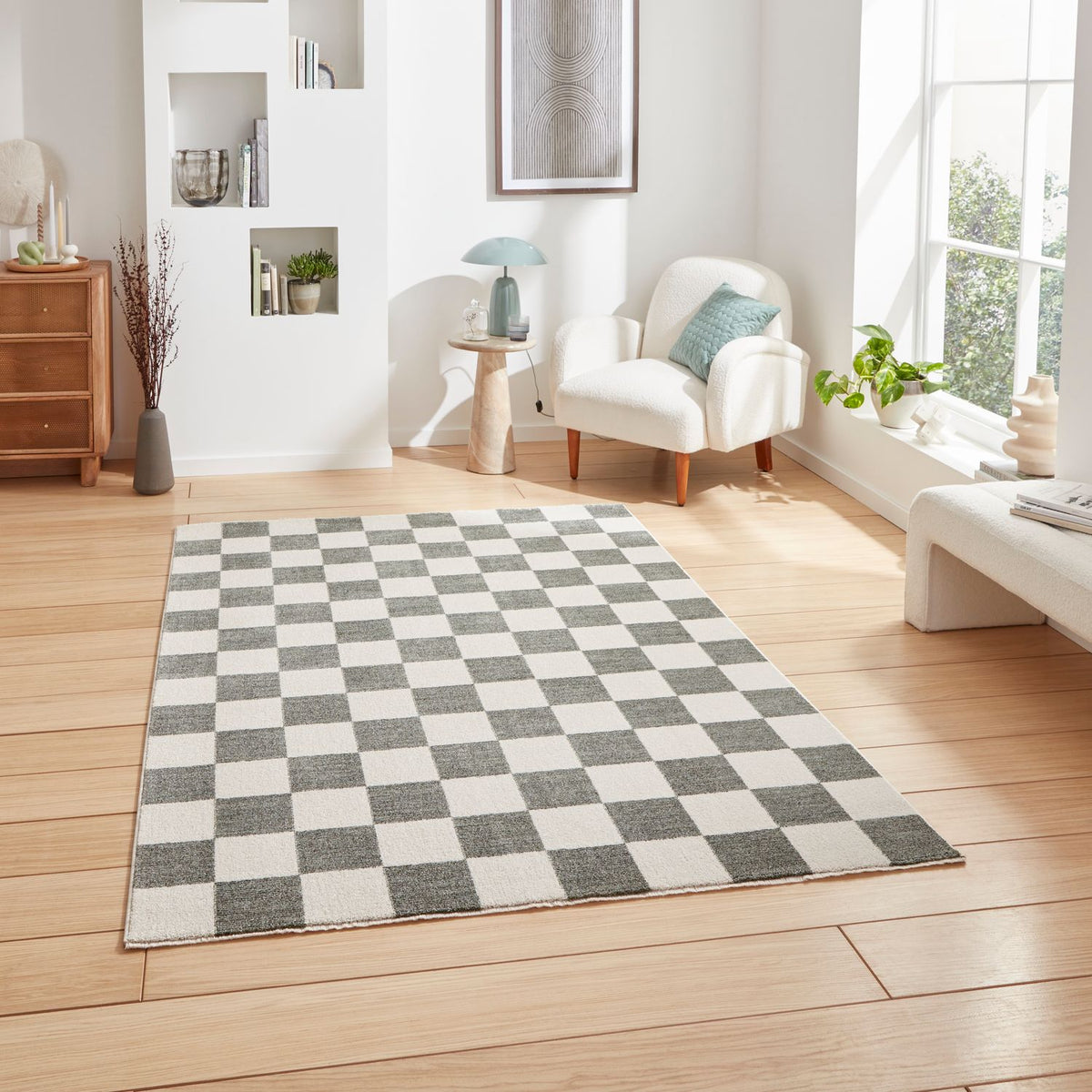 Norwood Checkerboard Rug