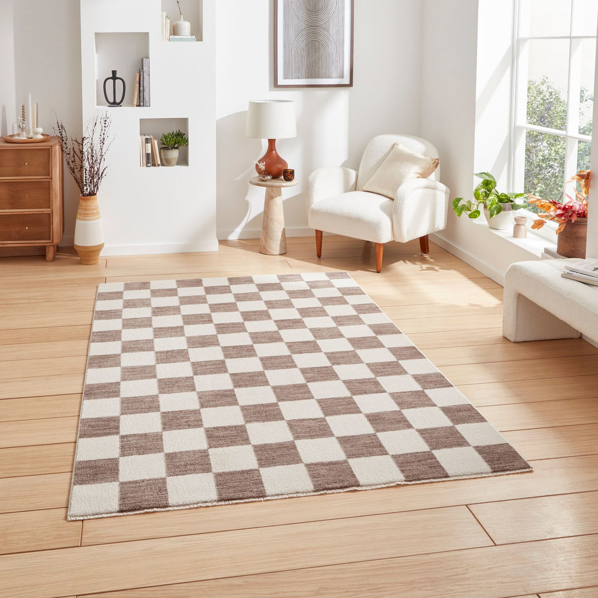Norwood Checkerboard Rug