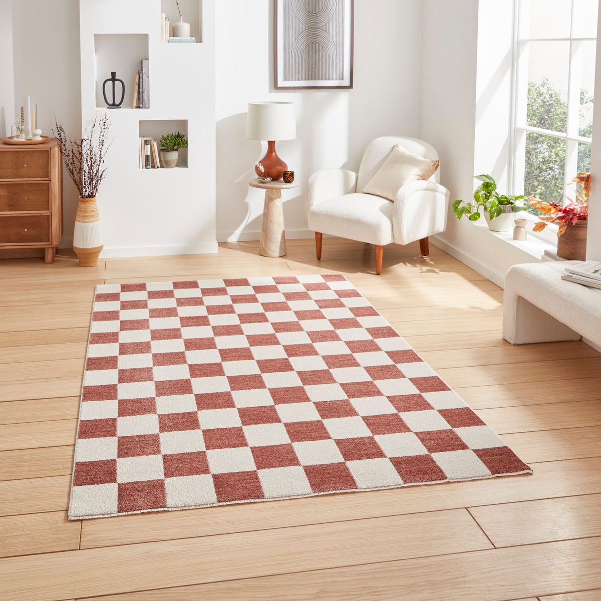 Norwood Checkerboard Rug