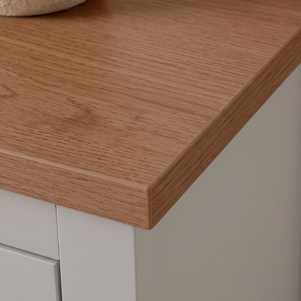 Bampton 4 Drawer Tall Chest of Drawers - Stone Grey