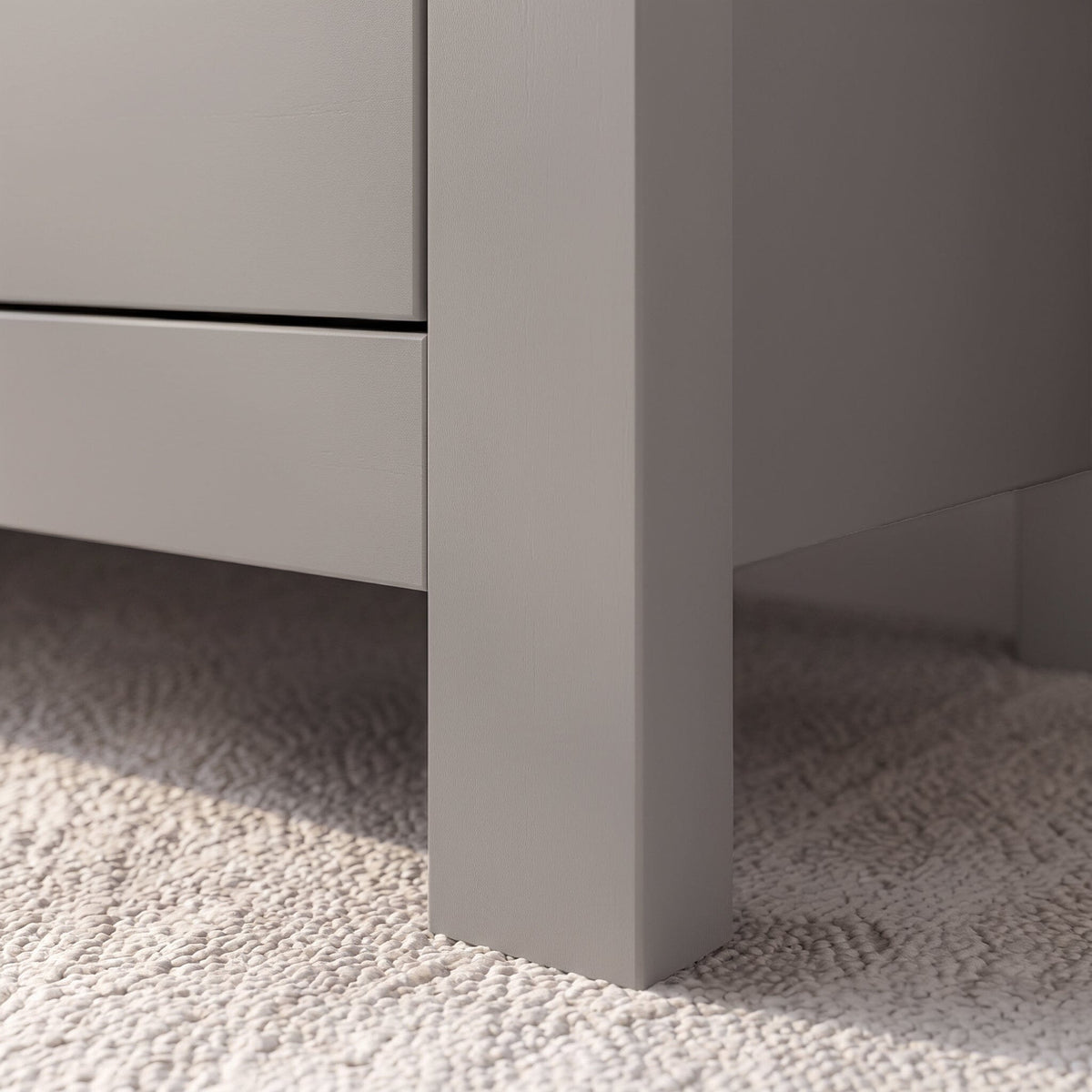 Bampton 7 Drawer Chest of Drawers  - Stone Grey