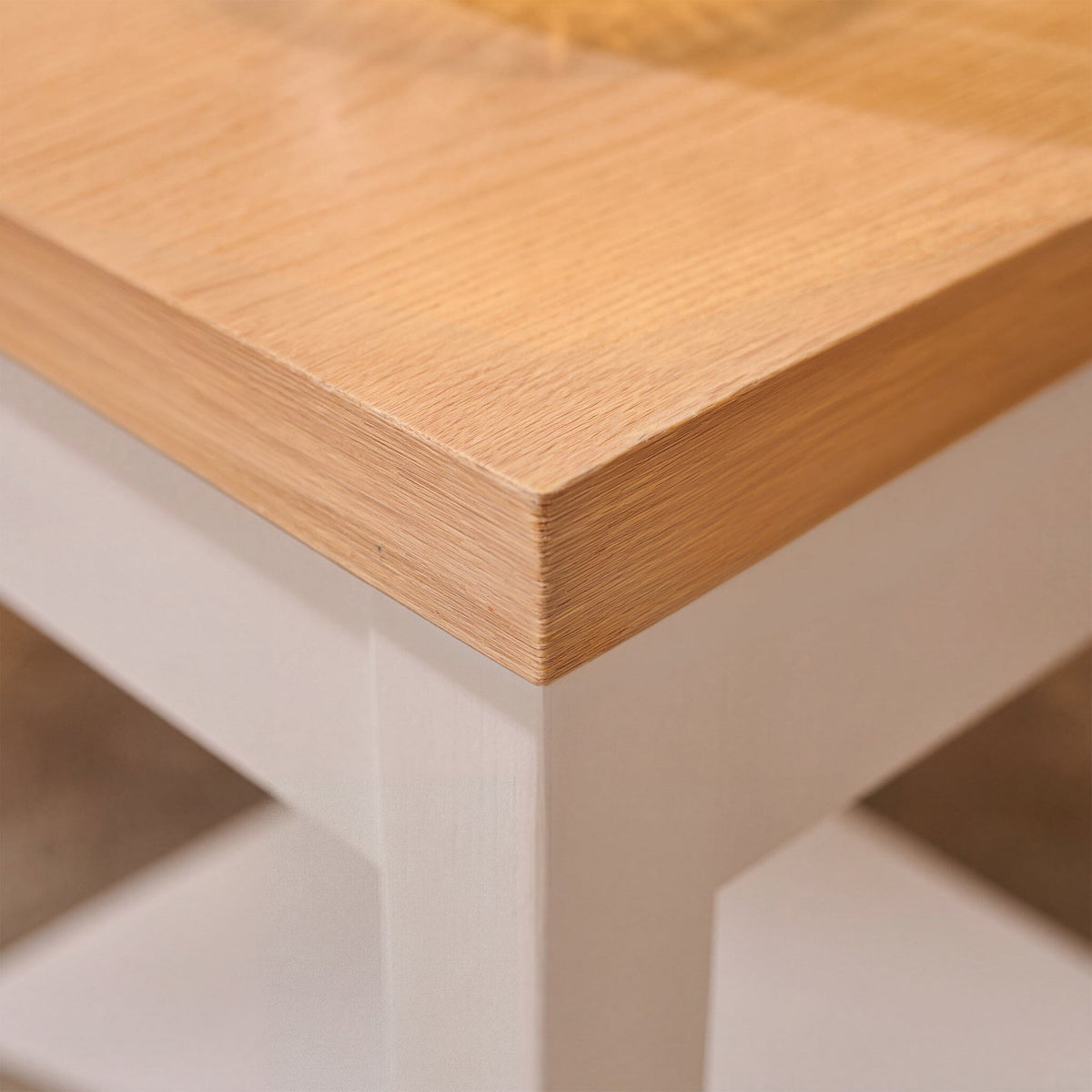 Bampton Alabaster White Side Table