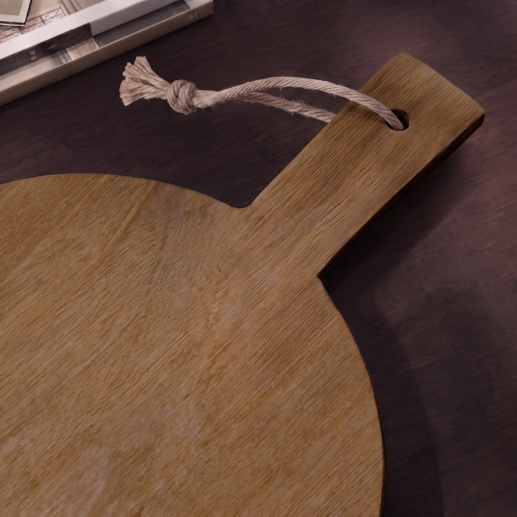 Beenham Wooden Serving Boards - Set of 2 - Almond Brown Mango Wood