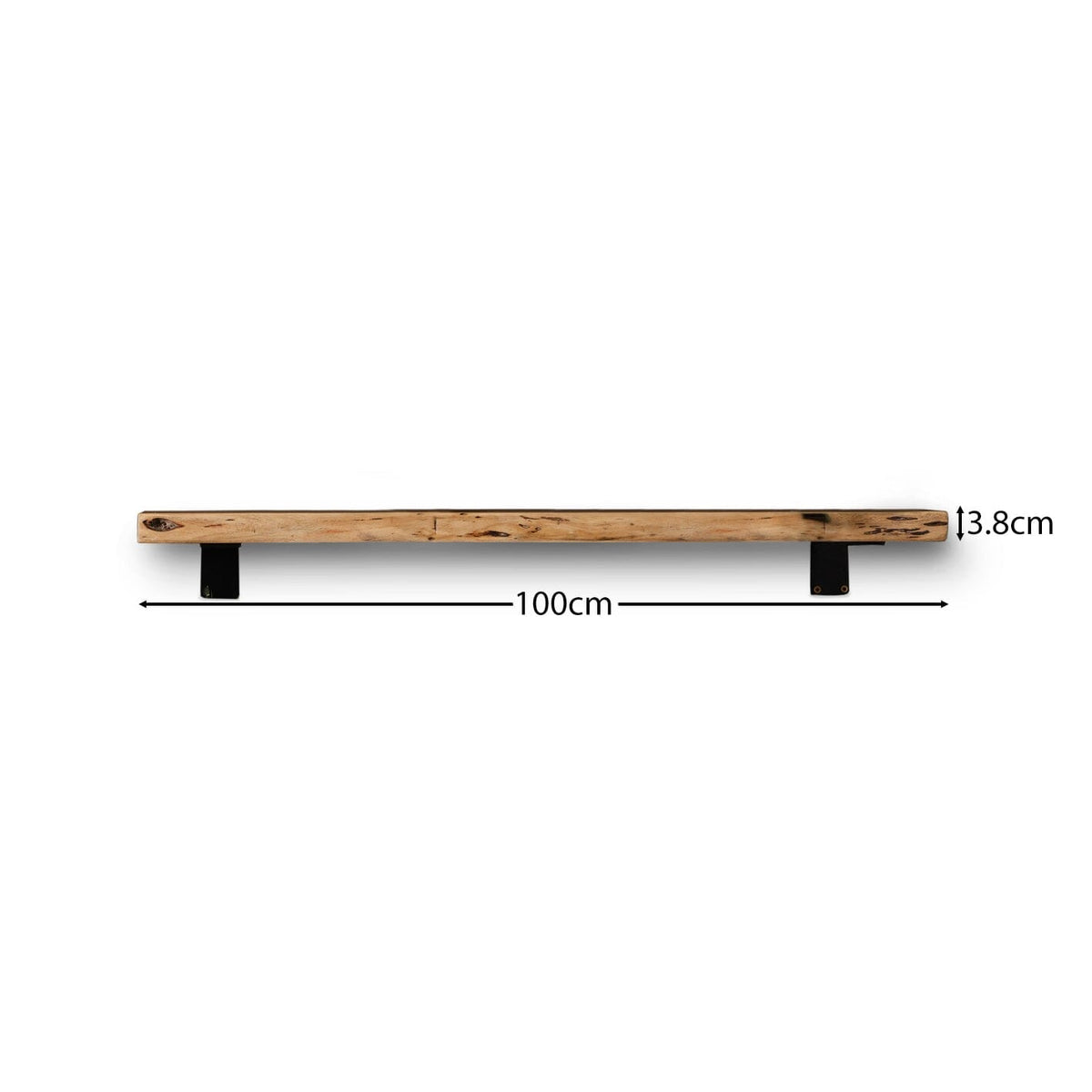 Outlet - Bosco Natural Acacia Wall Shelf - 100cm