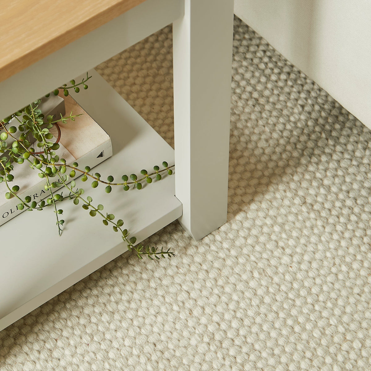 OUTLET - Chatsworth Linen Grey Side Table