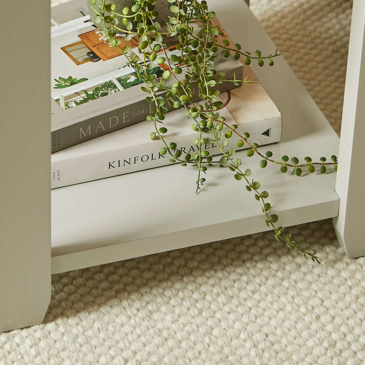 OUTLET - Chatsworth Linen Grey Side Table