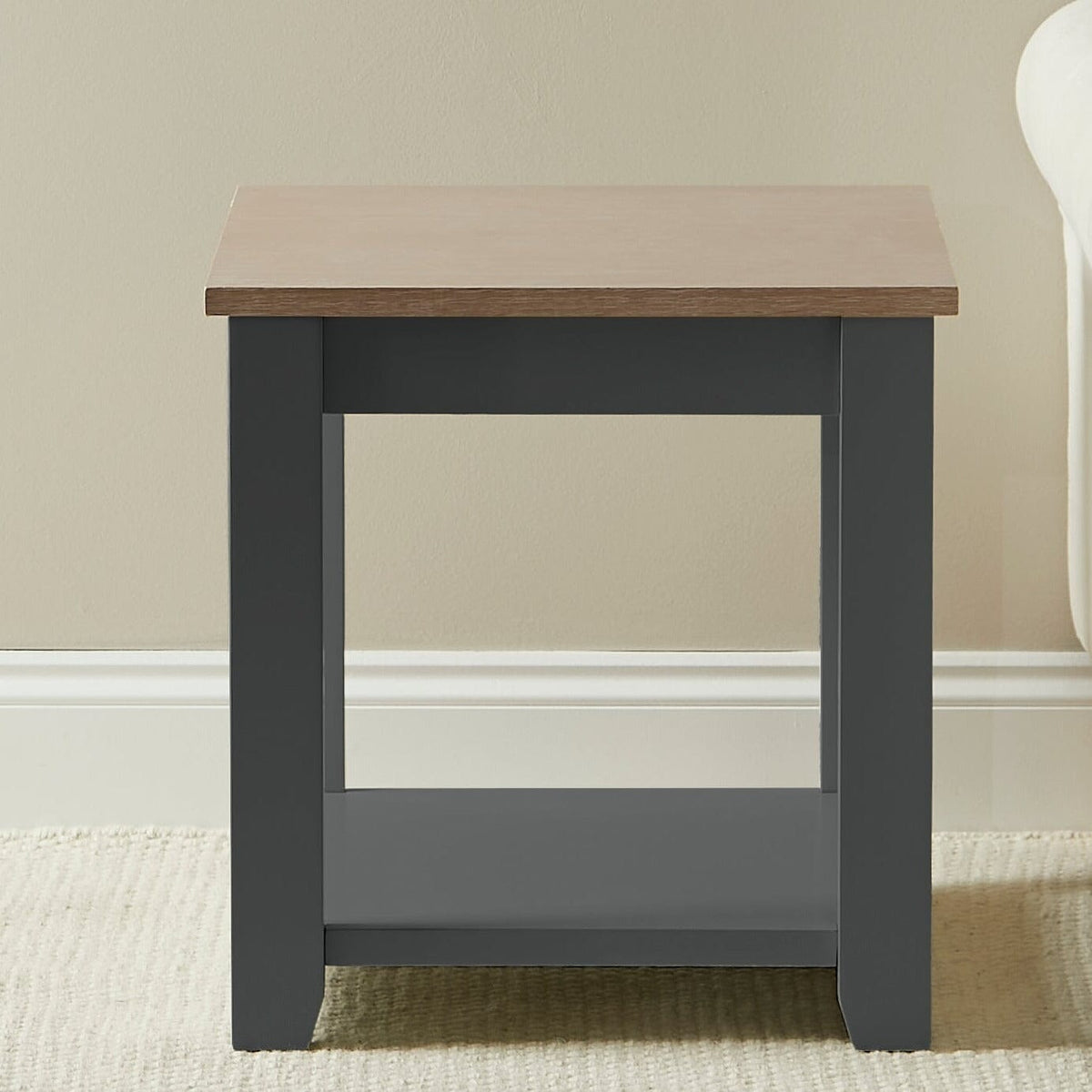 OUTLET - Chatsworth Slate Grey Side Table