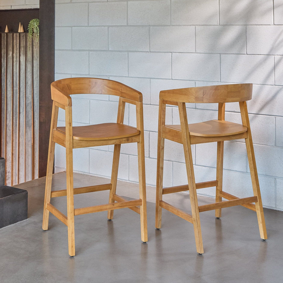 OUTLET - Ella Classic Oak Bar Stool
