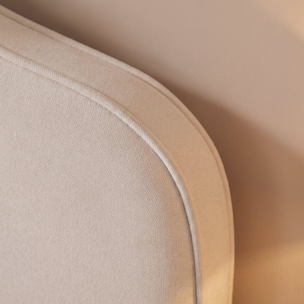Odette King Size Ottoman Bed - Ivory