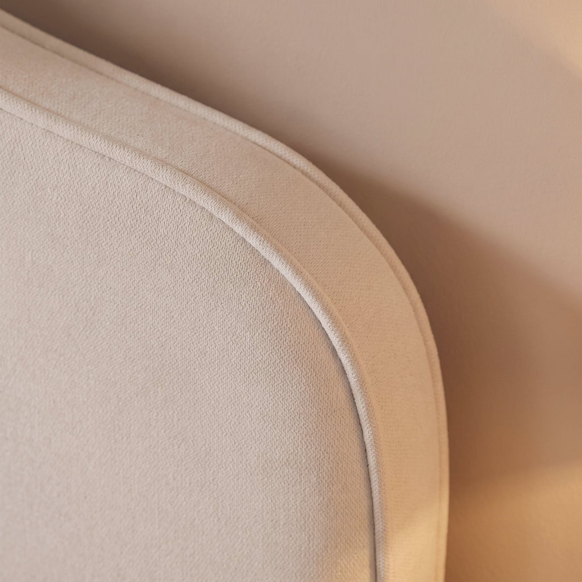 Odette King Size Ottoman Bed - Ivory