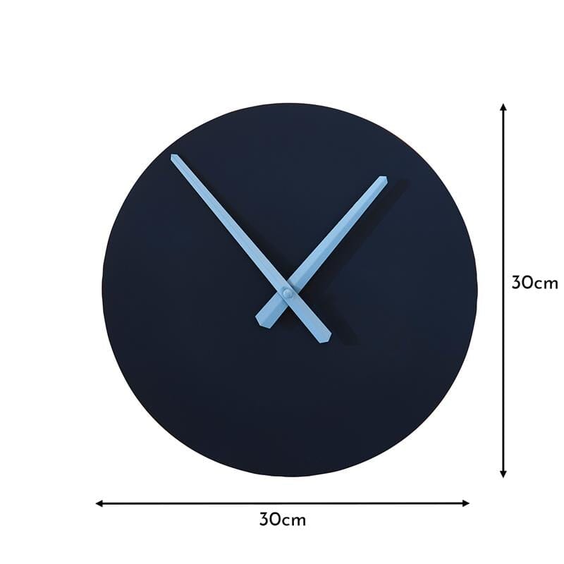 Outlet - Carn Small Round Wall Clock - Ink