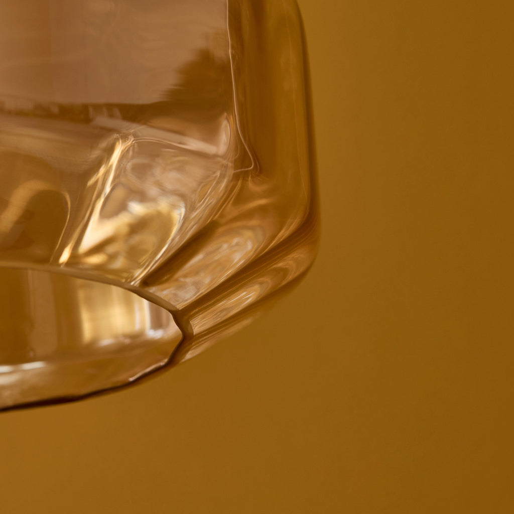 Carrick 22cm Glass Pendant Light - Gold