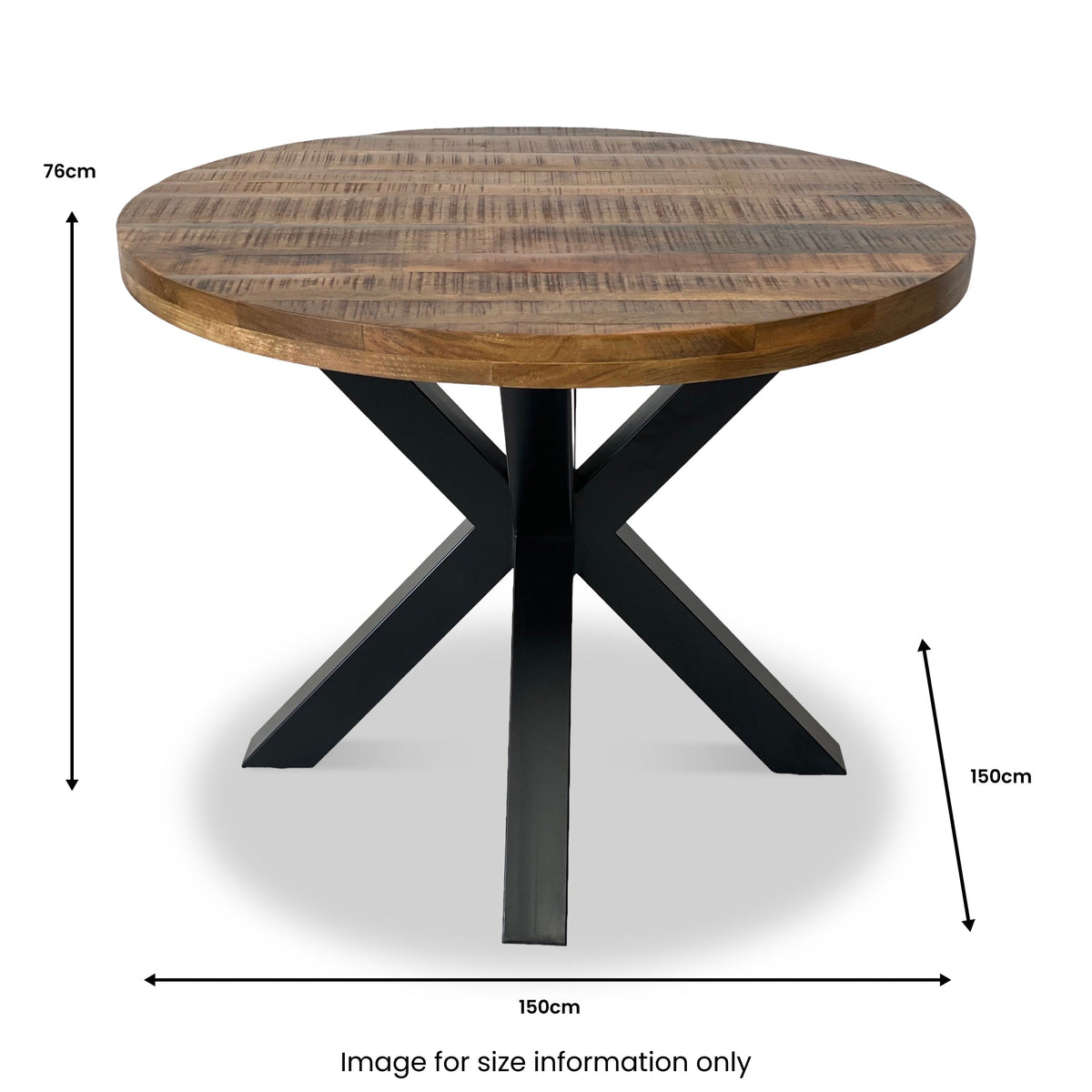 Carrow 150cm Round Dining Table