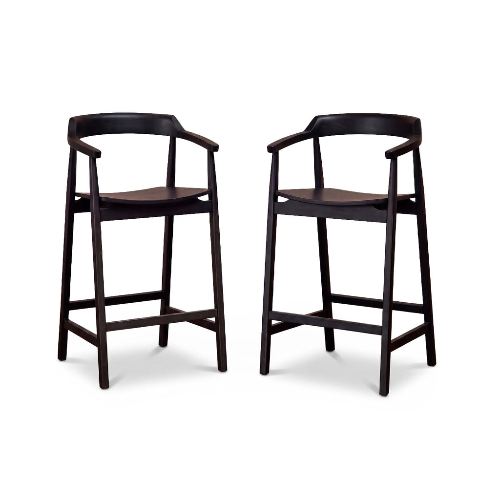 Carter Bar Stool - Black Oak