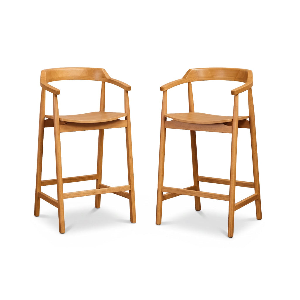 Carter Bar Stool - Pale Oak