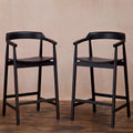 Carter Bar Stool - Black Oak