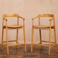 Carter Bar Stool - Pale Oak