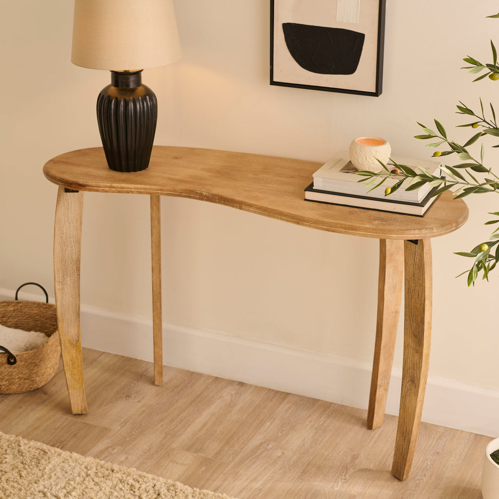 Celeste Mango Wood Console Table